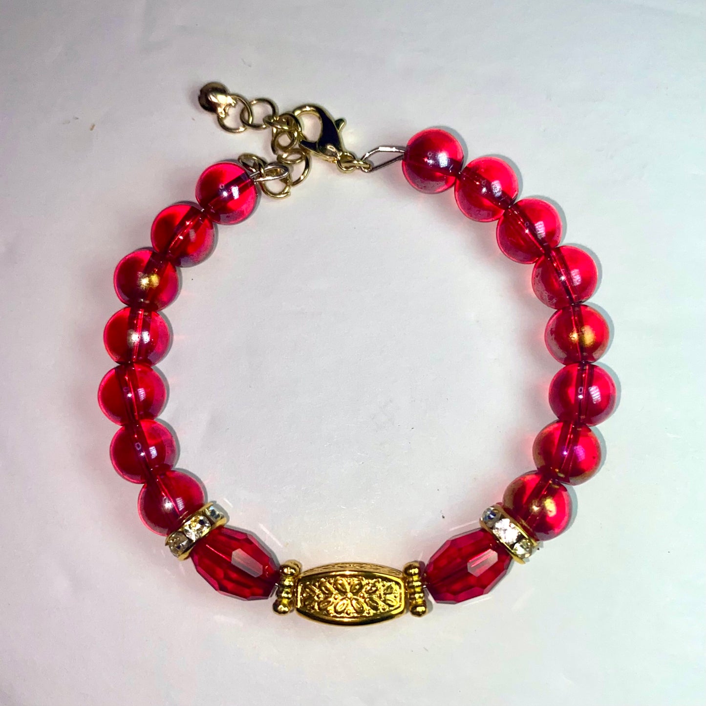 Flawless red bracelet