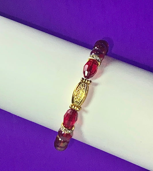 Flawless red bracelet